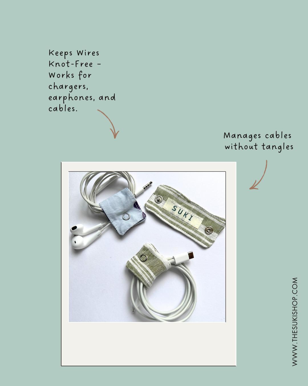 Cord Organisers ( Assorted Pack of 10)