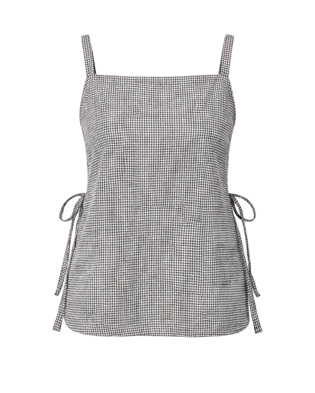 Gingham Bow Top