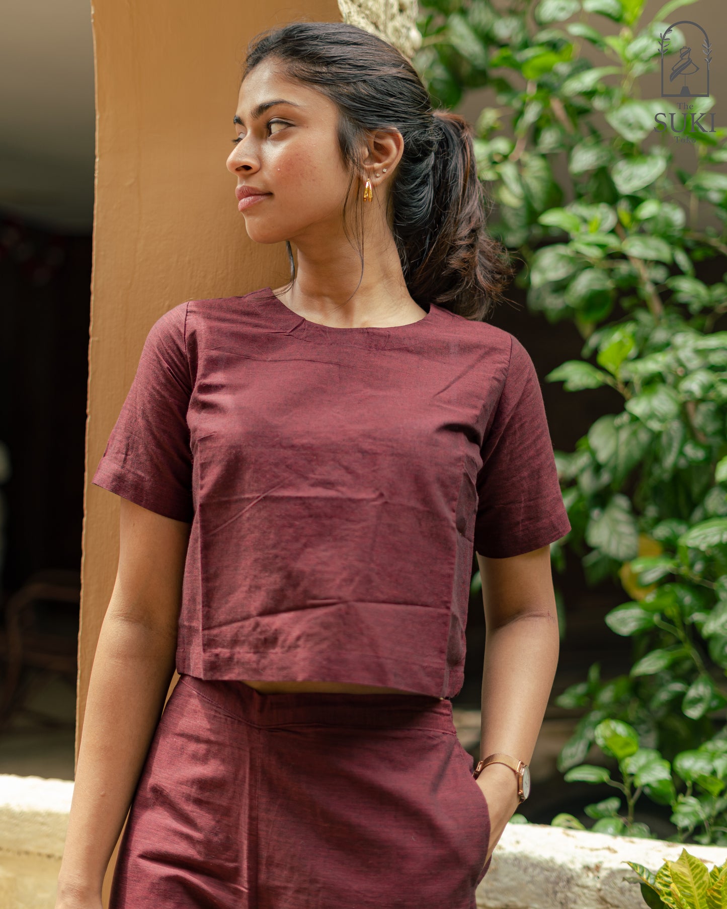 Burgundy Grove Co-ord Set