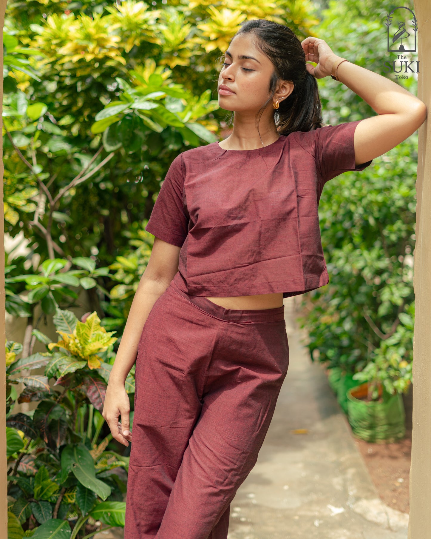 Burgundy Grove Co-ord Set