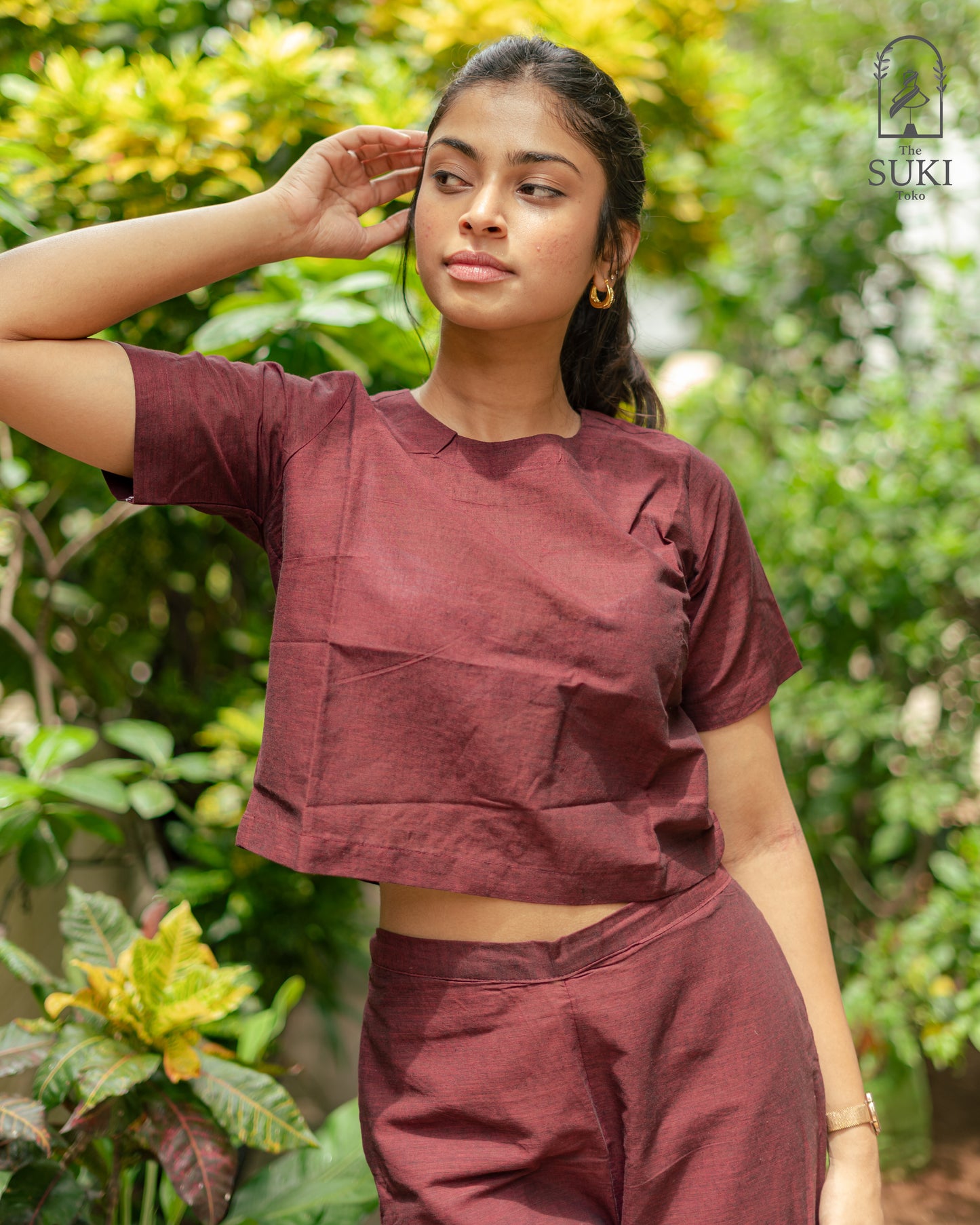 Burgundy Grove Co-ord Set
