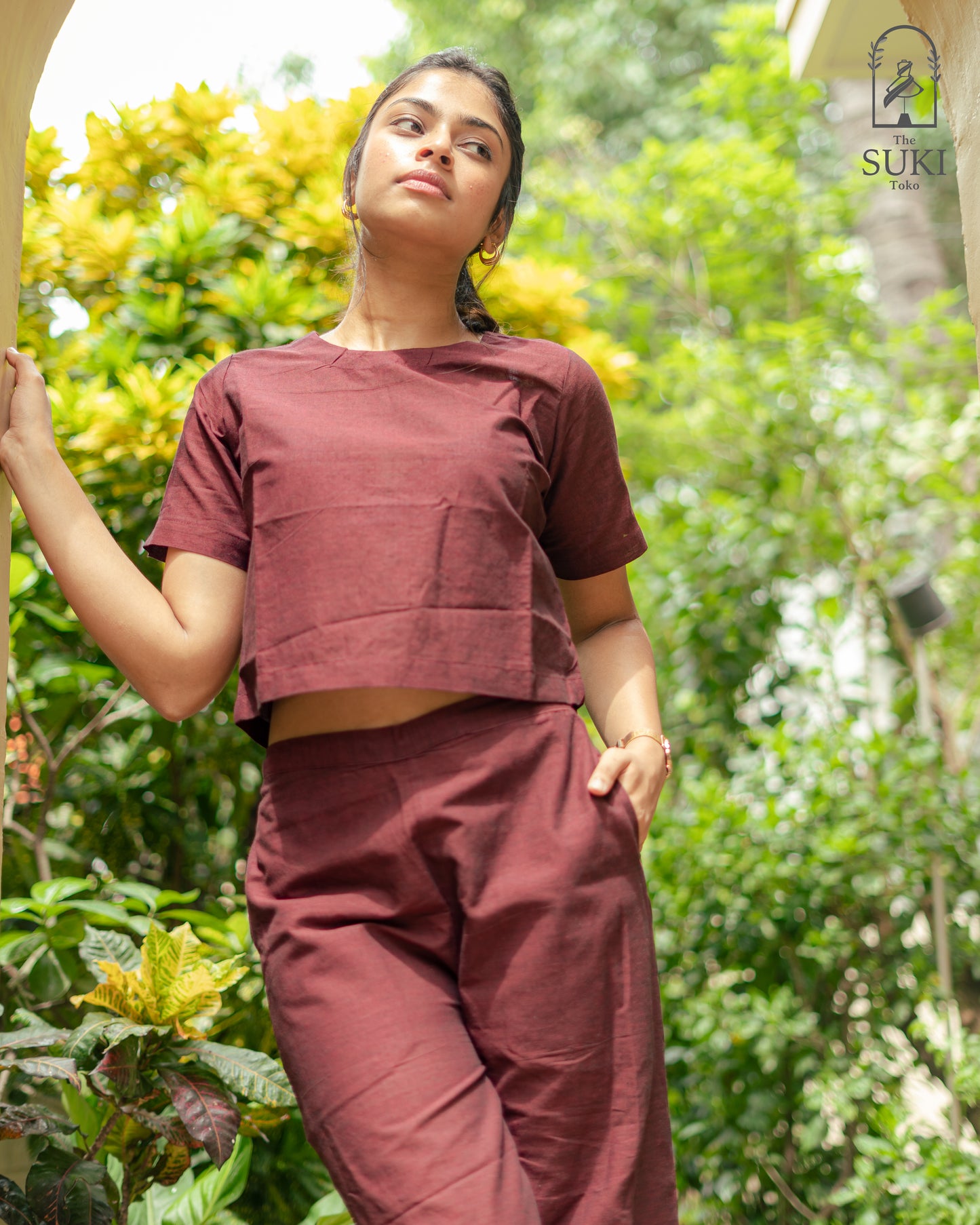 Burgundy Grove Co-ord Set