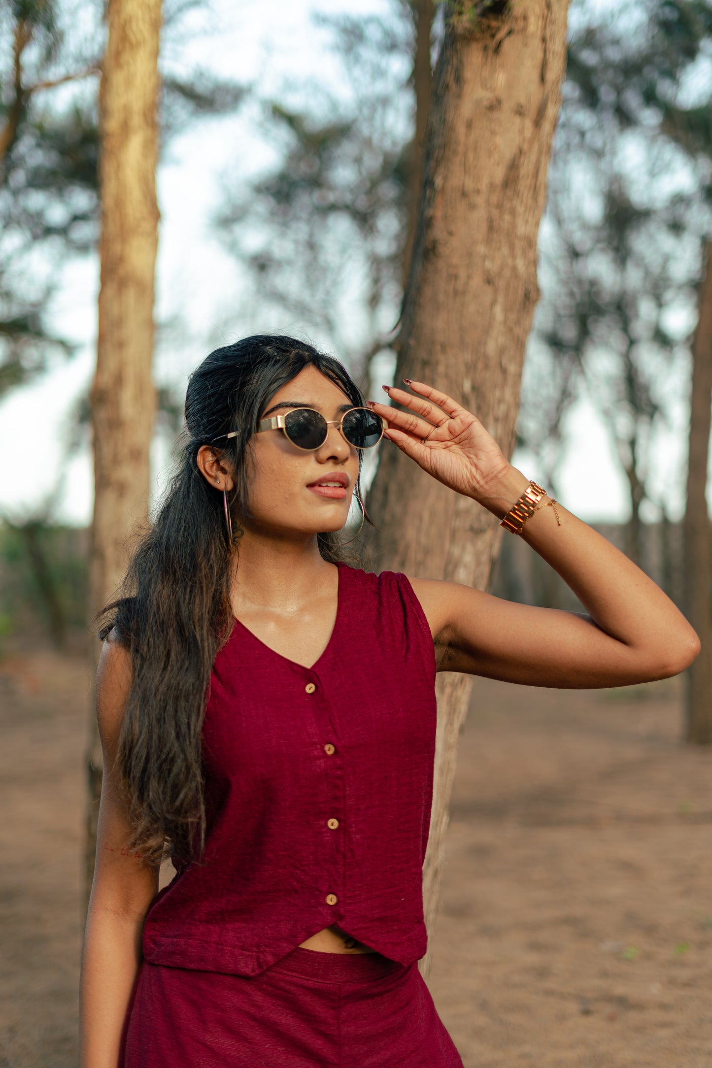 Burgundy Waistcoat Co-ords