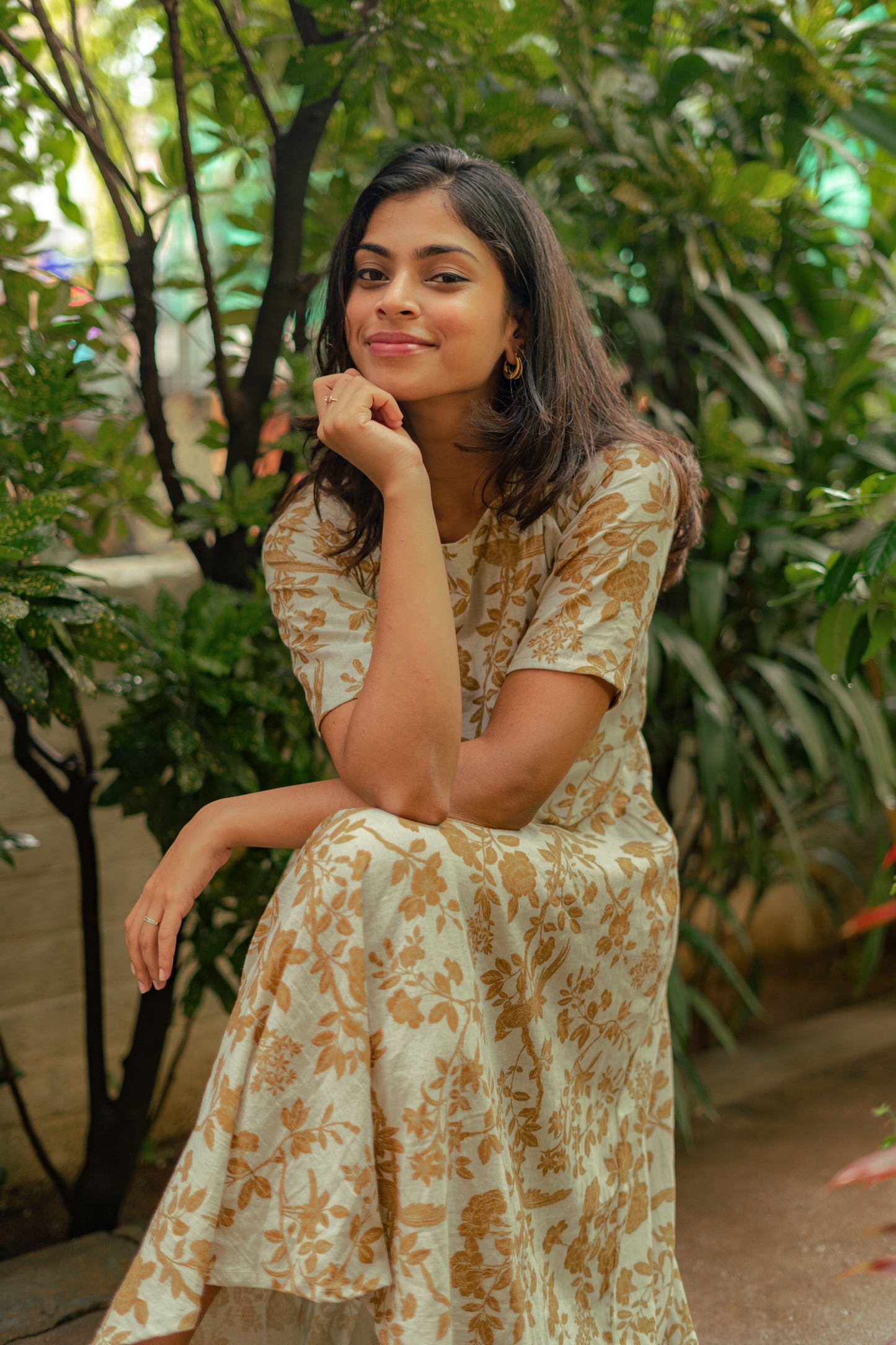 Gilded Haven Dress
