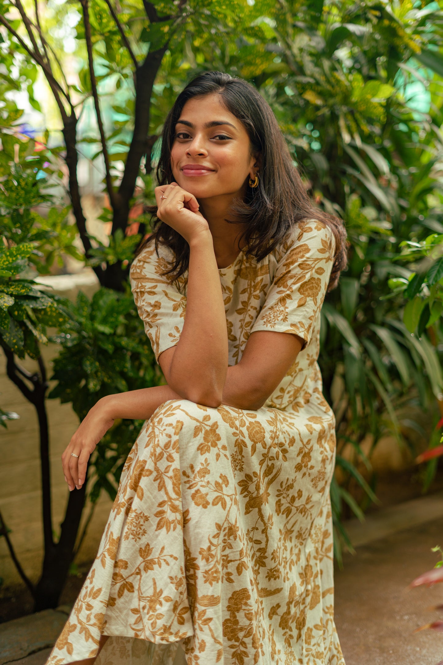 Gilded Haven Dress