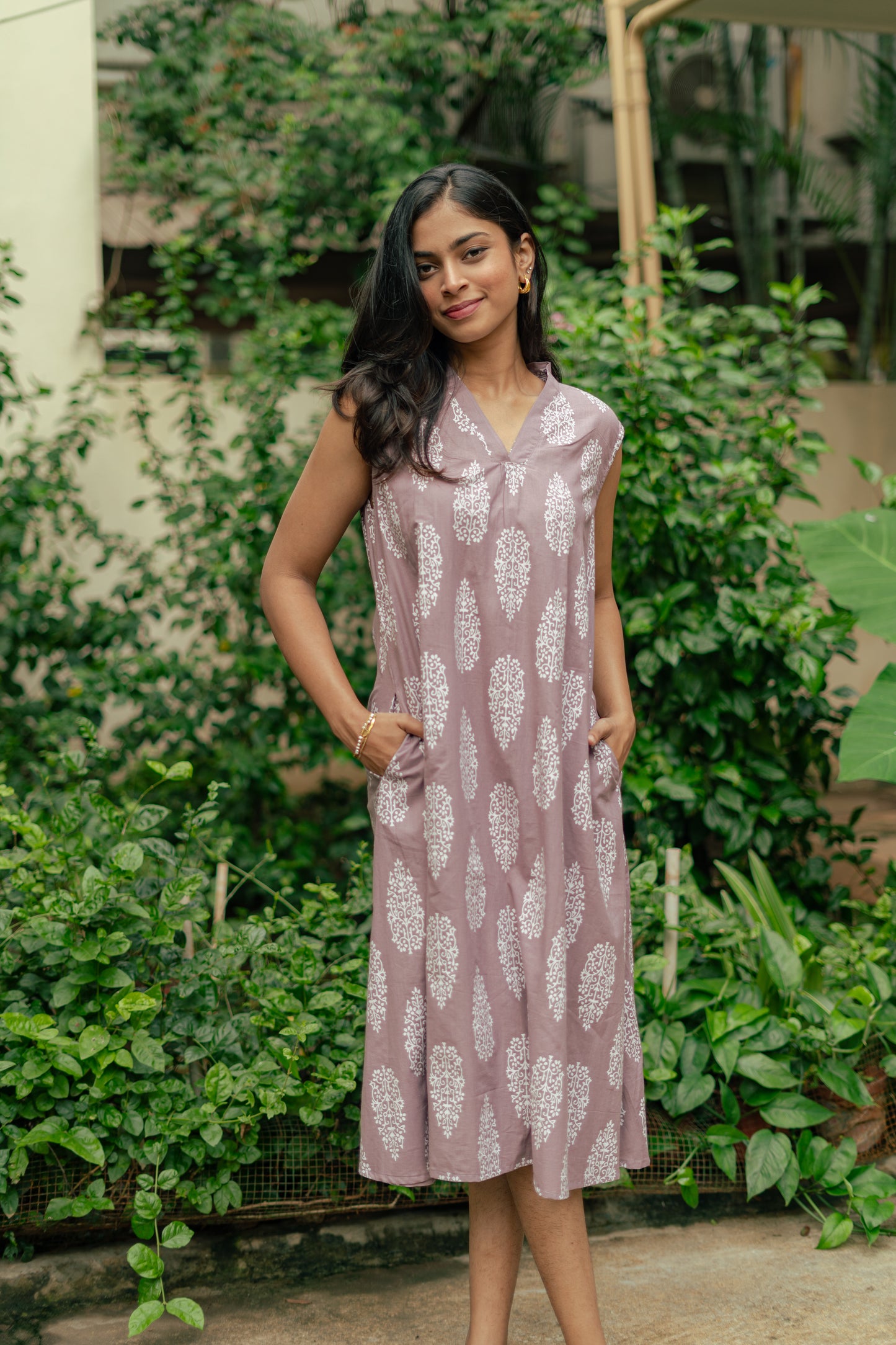 Mauve Blossom dress