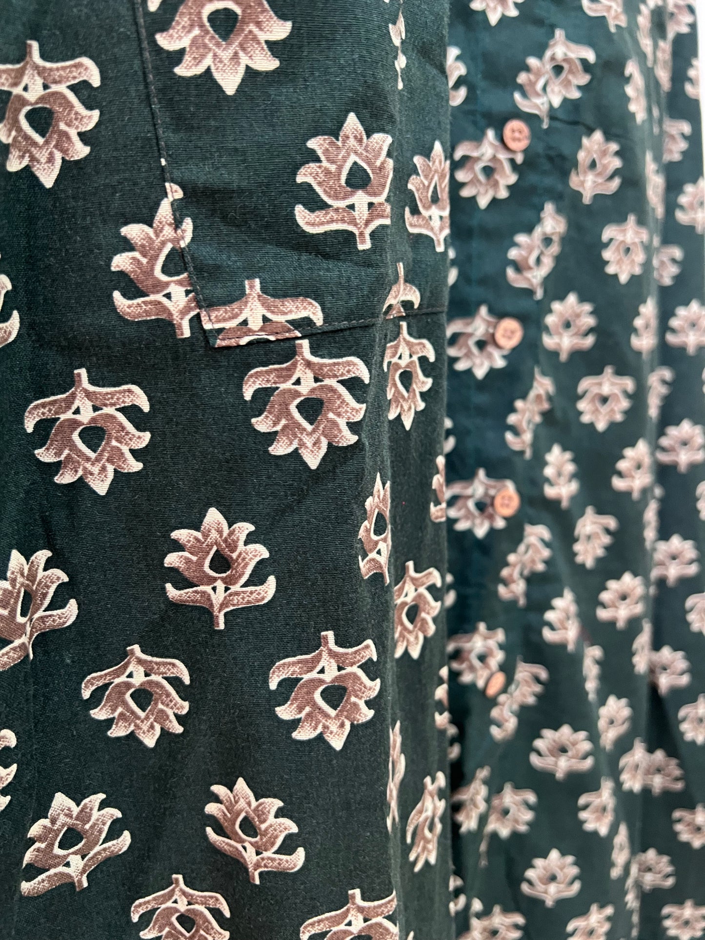 Verdant Bloom Bow-back Dress