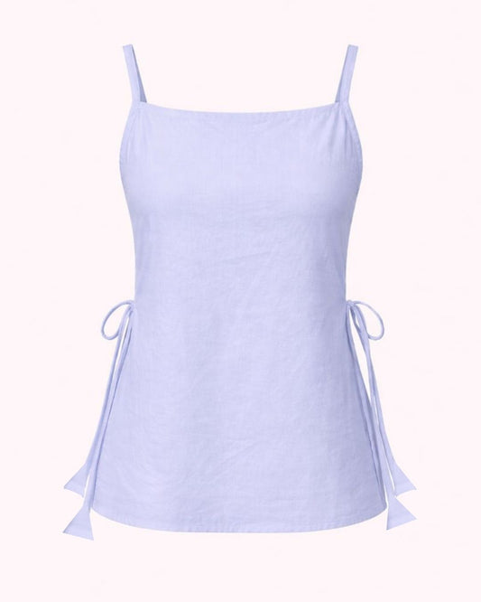 Powder Blue Bow Top