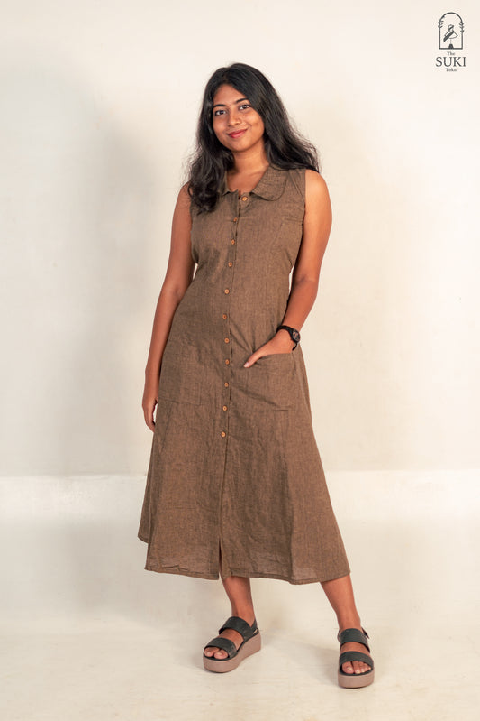 Pebble Brown Dress