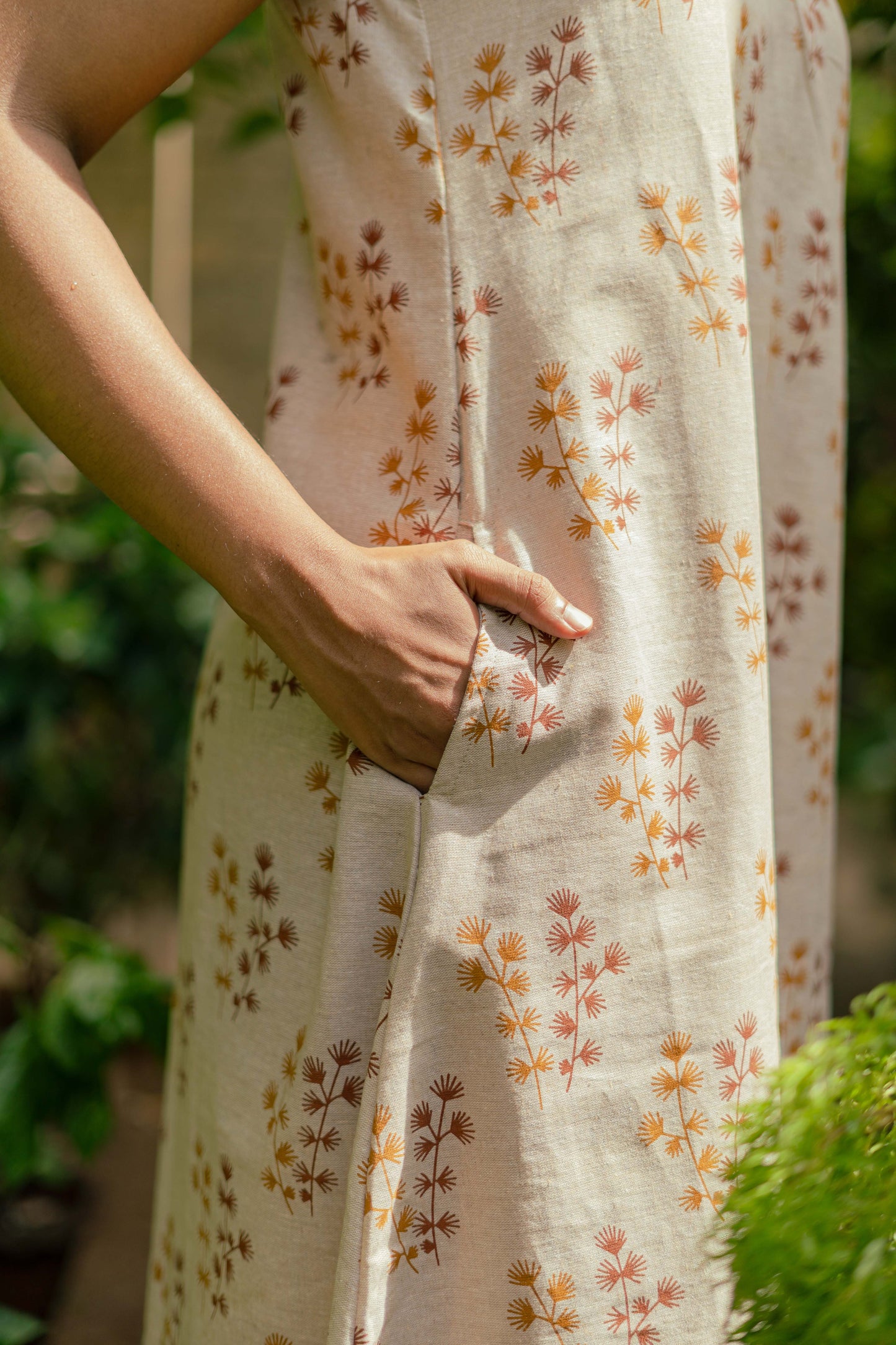 Amber Foliage Dress