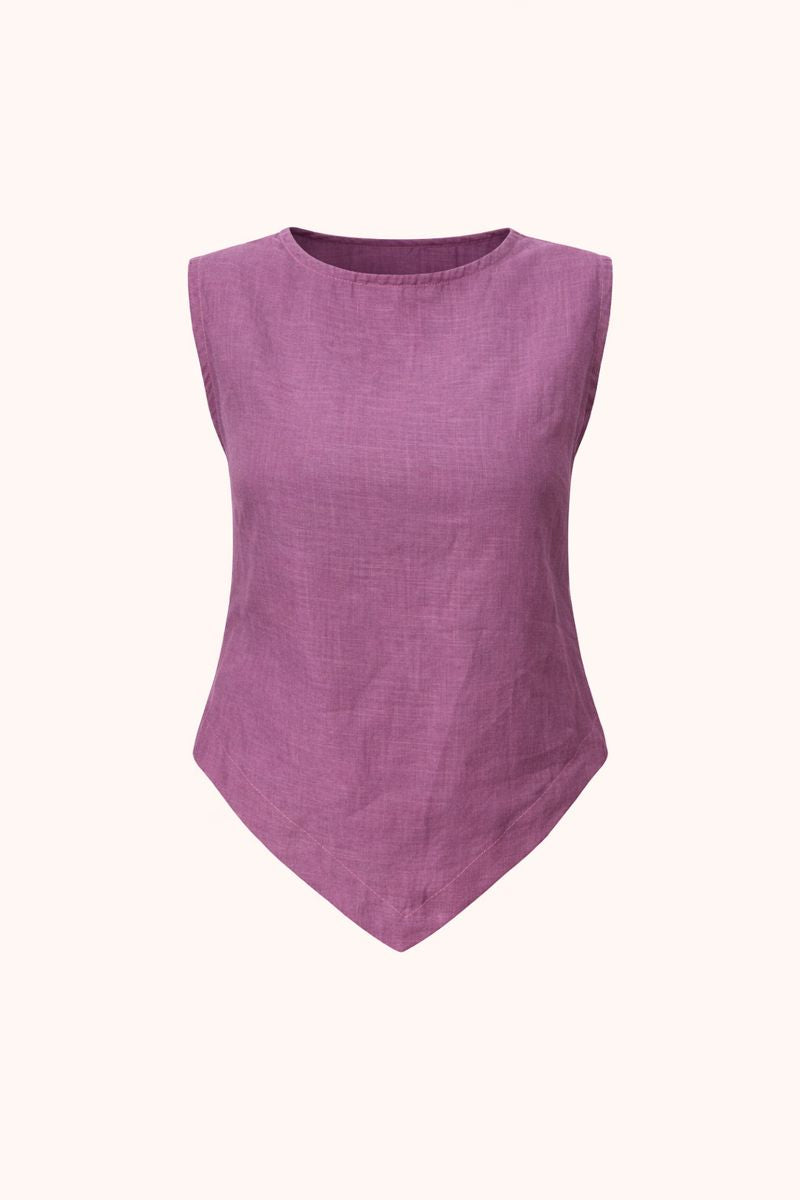 Onion Pink V snatched top